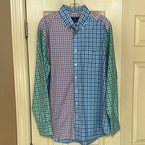 Vineyard Vines Multicolor Checkered Button Down Shirt